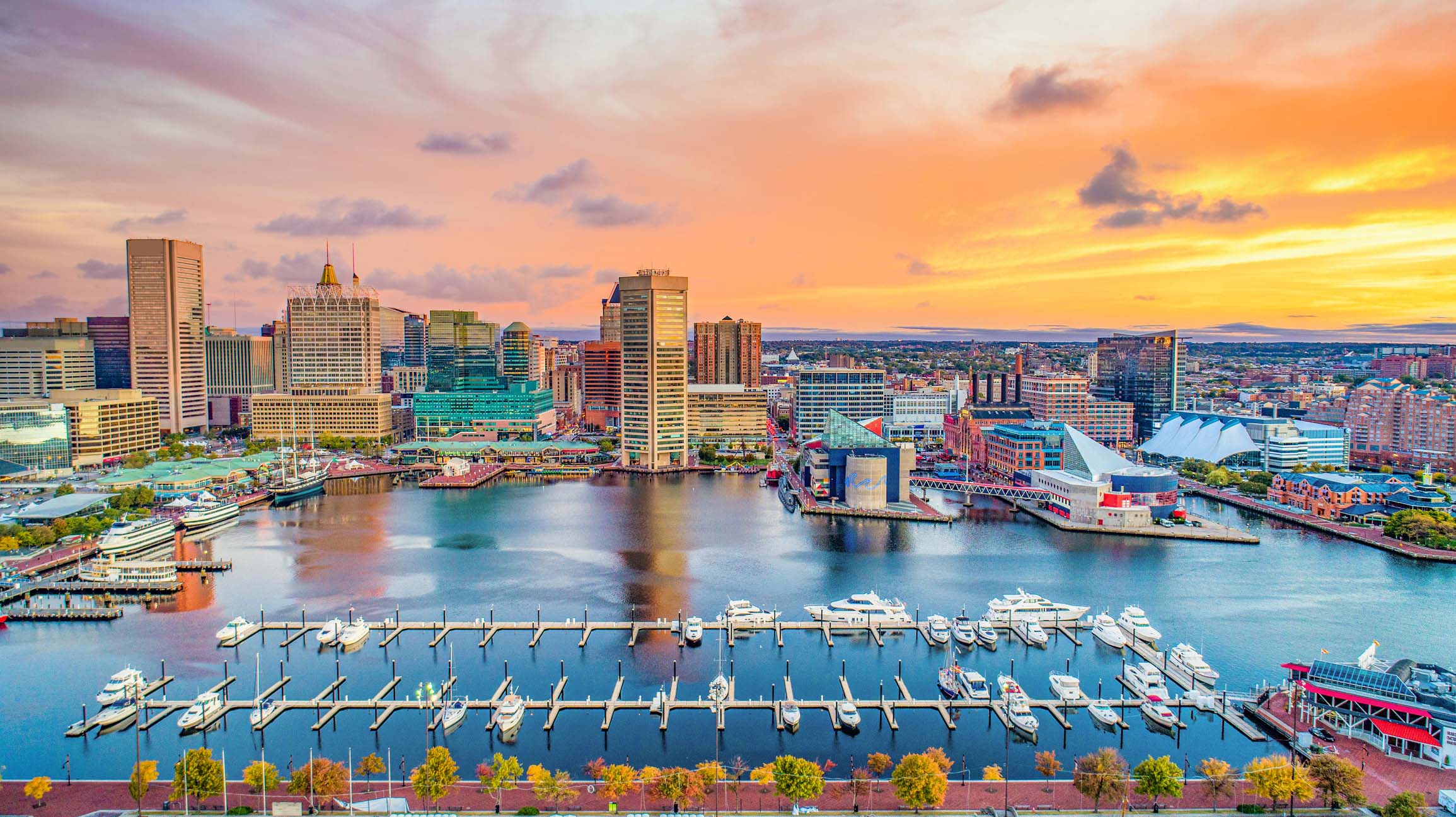 Baltimore Harbor in Maryland