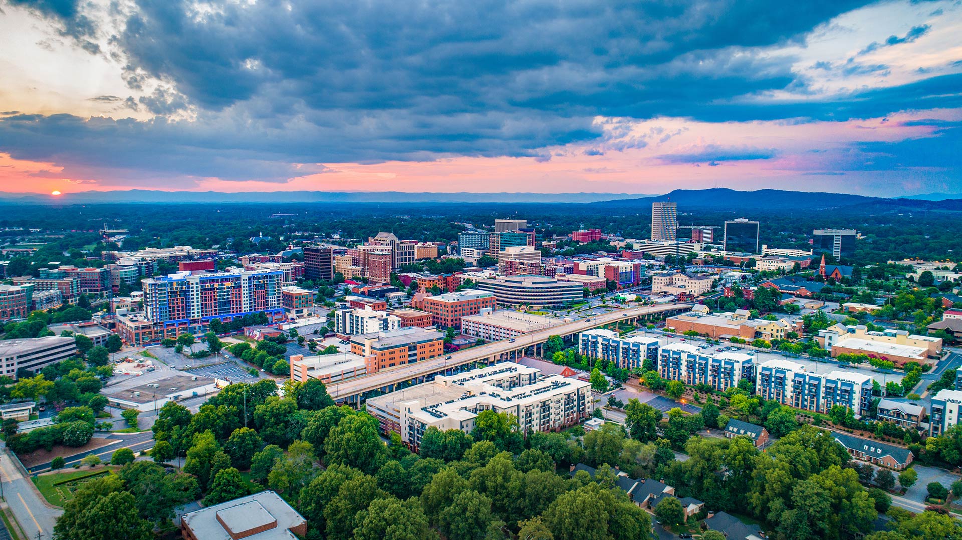 Greenville, South Carolina skyline