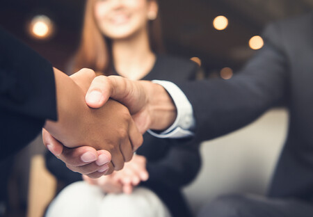 People shaking hands