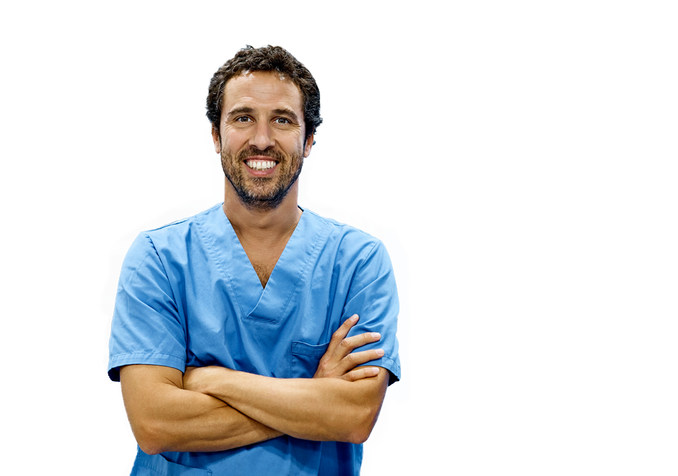 Smiling nurse ready to work