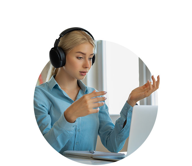 Language interpreter using laptop